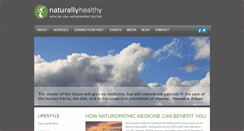Desktop Screenshot of naturallyhealthywithdrlisa.com